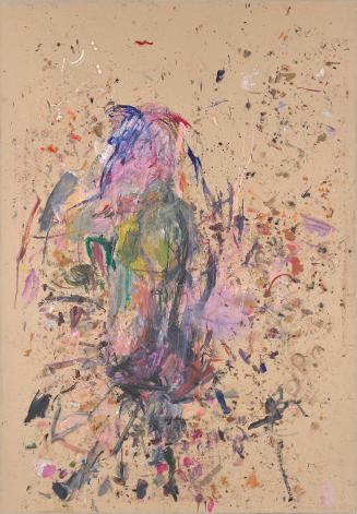 Martha Jungwirth, Käferwesen, 1992, Öl auf Karton auf Leinwand, 210 × 146 cm, Belvedere, Wien,  ...