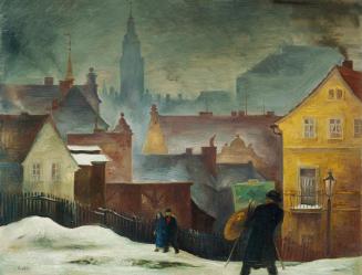 Albert Birkle, Glatz in Schlesien im Winter, um 1927, Öl auf Leinwand, 73 x 93 cm, Belvedere, W ...
