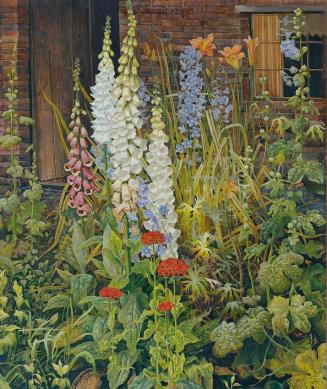 Alexandr Wassiljewitsch Kuprin, Blumenstück mit Löwenmaul, 1938, Öl auf Sperrholz, 122,5 x 102, ...