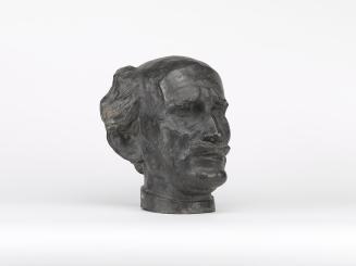 Fritz Wotruba, Portrait-Kopf Arturo Toscanini, 1936, Bleiguss, 36 × 32 × 33 cm, Belvedere, Wien ...