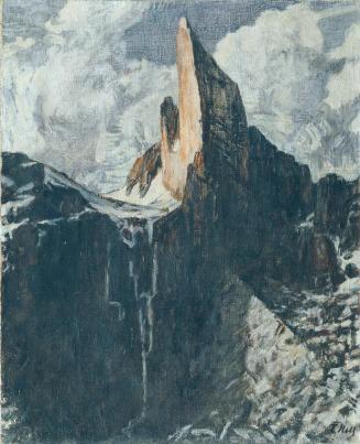 Friedrich Hell, Lärmstange, um 1935, Öl auf Leinwand, 74 x 60 cm, Artothek des Bundes, Dauerlei ...