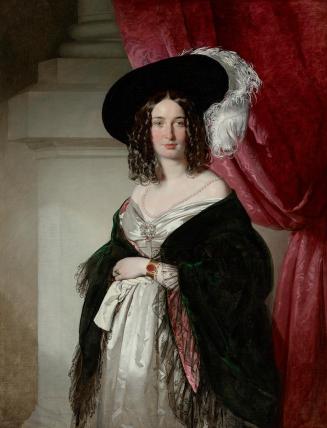 Friedrich von Amerling, Marie Gräfin Chorinsky, geb. Prinzessin Esterházy, 1838, Öl auf Leinwan ...