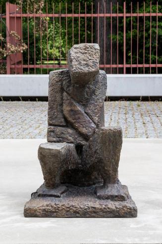 Fritz Wotruba, Sitzende Figur (Der Denker), 1948, Bronze, 81,5 × 54 × 59,5 cm, Belvedere, Wien, ...