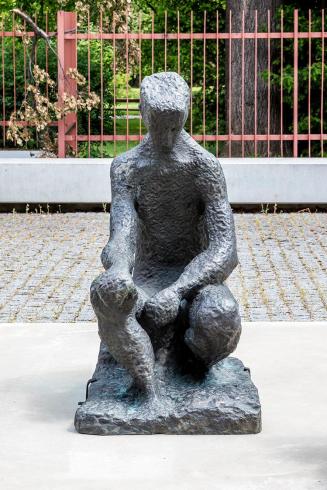 Fritz Wotruba, Sitzender, 1946/1947, Bronze, 109 × 57,5 × 85,5 cm, Belvedere, Wien, Inv.-Nr. FW ...