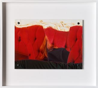 Maria Hahnenkamp, Rote-Zusammengenähte-Fotos, 1993–1995, C-Prints zusammengenäht, 22,5 × 30,7 c ...