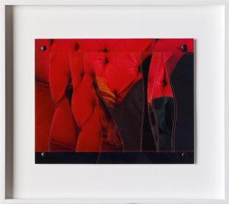 Maria Hahnenkamp, Rote-Zusammengenähte-Fotos, 1993–1995, C-Prints zusammengenäht, 24,6 × 31,2 c ...
