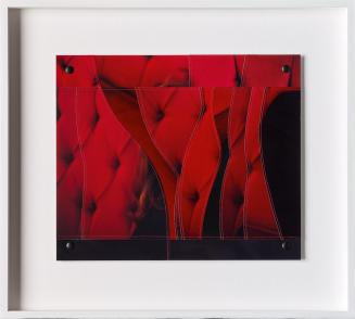 Maria Hahnenkamp, Rote-Zusammengenähte-Fotos, 1993–1995, C-Prints zusammengenäht, 25,8 × 30,6 c ...