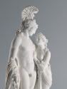 Leopold Kiesling, Mars und Venus mit Amor, Detail, 1809, Carraramarmor, 227 × 107 × 65 cm, Belv ...