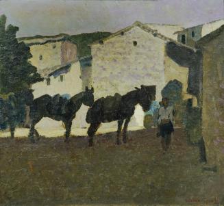 Hans Josef Weber-Tyrol, Rocca di Papa, undatiert, Öl auf Leinwand, 81 x 89 cm, Belvedere, Wien, ...