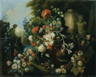 Lotte Sykora, Blumenstück, undatiert, Öl auf Leinwand, 98 x 123 cm, Belvedere, Wien, Inv.-Nr. 6 ...