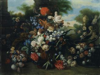 Lotte Sykora, Blumenstück, undatiert, Öl auf Leinwand, 98 x 129 cm, Belvedere, Wien, Inv.-Nr. 6 ...