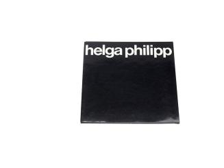 Helga Philipp, Prägungen – Annäherung in 9 Phasen, 1975/1976, Bütten, gerillt, Umschlag schwarz ...