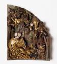 Kremser Werkstatt, Ädikula-Altar mit Seitenflügeln, um 1520, Schrein aus Fichtenholz; Flügel mi ...