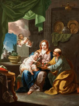 Daniel Gran, Die Heilige Familie, 1747, Öl auf Leinwand, 106 x 81,5 cm, Belvedere, Wien, Inv.-N ...