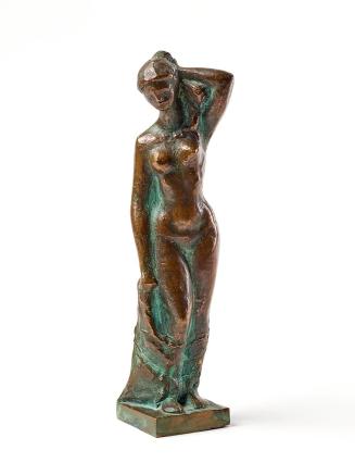 Fritz Wotruba, Stehende weibliche Figur, um 1935, Bronze, 34,5 × 8 × 8,5 cm, Belvedere, Wien, I ...