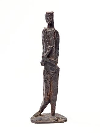 Fritz Wotruba, Kleine Stehende, 1948, Bronze, 38,5 × 13 × 11 cm, Belvedere, Wien, Inv.-Nr. FW 2 ...