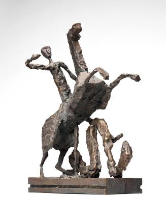 Fritz Wotruba, Heiliger Georg, 1948, Bronze, 49 × 36,5 × 28,5 cm, Belvedere, Wien, Inv.-Nr. FW  ...
