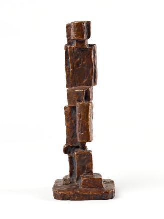 Fritz Wotruba, Figur I, 1961, Bronze, 39,5 × 14,5 × 15 cm, Belvedere, Wien, Inv.-Nr. FW 323