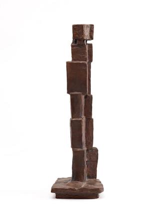 Fritz Wotruba, Figur II, 1961, Bronze, 41,5 × 12,5 × 13 cm, Belvedere, Wien, Inv.-Nr. FW 324