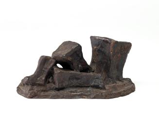 Fritz Wotruba, Liegende Figur V, 1973, Bronze, 10,5 × 24 × 14 cm, Belvedere, Wien, Inv.-Nr. FW  ...