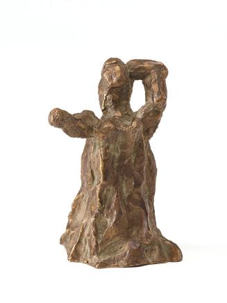 Fritz Wotruba, Figur 6. Figurine für die diversen Bühnenmodelle, 1959/60 - 1962, Bronze, 10 × 7 ...