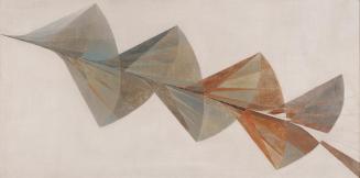Erika Giovanna Klien, Vogelflug, 1951/1952, Öl auf Leinwand, 38,5 × 76,6 cm, Belvedere, Wien, I ...