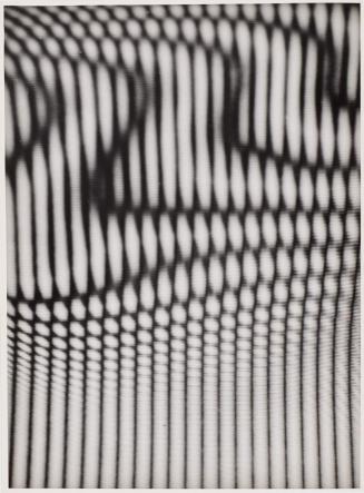 Herbert W. Franke, Fotoexperimente Moirés, 1958, Darstellungsmaße: 23 × 16,9 cm, 2019 Schenkung ...