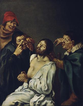 Karel Škréta, Verspottung Christi, 1630, Öl auf Leinwand, 115 x 90 cm, Belvedere, Wien, Inv.-Nr ...