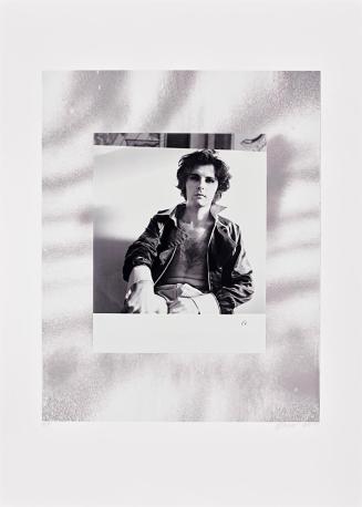 Christian Ludwig Attersee, Attersee schön wie seine Bilder Nr. 2 (5-teiliger Fotozyklus), 1967/ ...