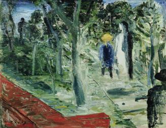Wilhelm Thöny, Park (Sonntagnachmittag), um 1930, Öl auf Leinwand, 74 x 96 cm, Belvedere, Wien, ...