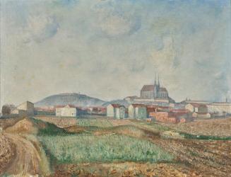 Leo Fitz, Ansicht von Brünn, 1930er-Jahre, Öl auf Leinwand, 42 x 55 cm, Belvedere, Wien, Inv.-N ...