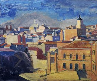 Herbert Boeckl, Madrid, 1952, Öl auf Leinwand, 80 x 97 cm, Belvedere, Wien, Inv.-Nr. 4822