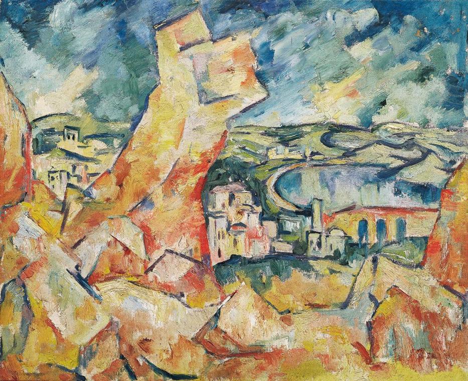 Joseph Floch, Landschaft in Palästina, 1923, Öl auf Leinwand, 20,5 x 42,5 cm, Belvedere, Wien,  ...