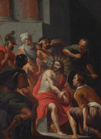 Verspottung Christi, 1640/1670, Öl auf Metall, 34,5 × 25,5 cm, Belvedere, Wien, Inv.-Nr. SLM 40