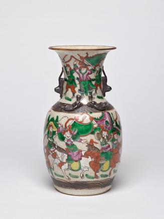 Chinesische Vase, undatiert, Porzellan, 33 × 18 × 18 cm, Belvedere, Wien, Inv.-Nr. 7397