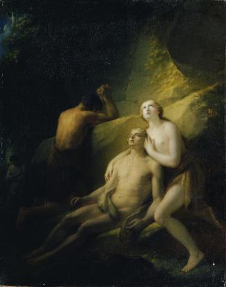 Friedrich Heinrich Füger, Adam und Eva betrauern den toten Abel, 1799, Öl auf Leinwand, 112,5 x ...