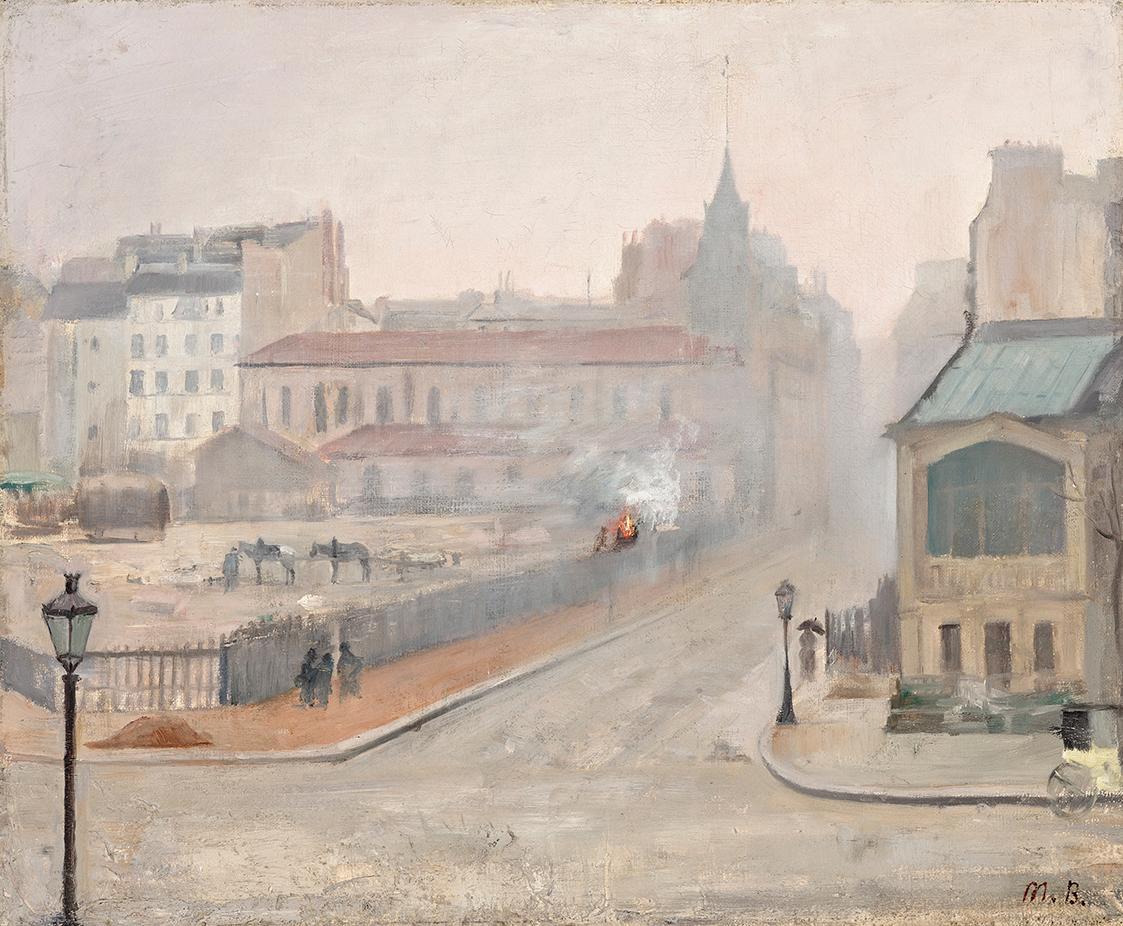 Marie Bashkirtseff, Im Nebel, 1882, Öl auf Leinwand, 47 x 55 cm, Belvedere, Wien, Inv.-Nr. 1173