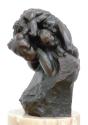 Gustinus Ambrosi, Genie und Idee, 1921, Bronze auf Onyx/ Marmor-Postament), H: 35 cm, Belvedere ...