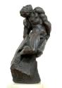 Gustinus Ambrosi, Der Einsame, 1915, Bronze auf Onyx/ Serpentin-Postament, H: 32,5 cm, Belveder ...
