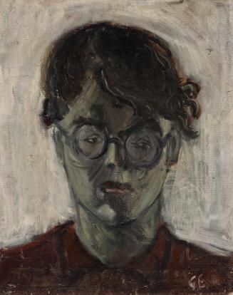 Georg Eisler, Selbstporträt, 1946, Öl auf Leinwand, 56 x 46 cm, Belvedere, Wien, Inv.-Nr. 6162