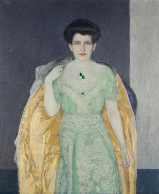 Max Kurzweil, Bildnis Therese Bloch-Bauer, um 1907, Öl auf Leinwand, 119 × 99 cm, 2016 Dauerlei ...