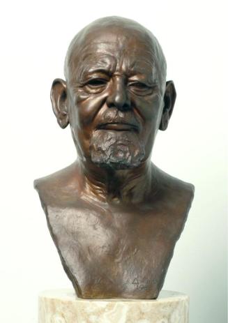 Gustinus Ambrosi, Lorenz Böhler, 1965, Bronze auf Onyx/ Marmor-Postament, H: 45 cm, Belvedere,  ...