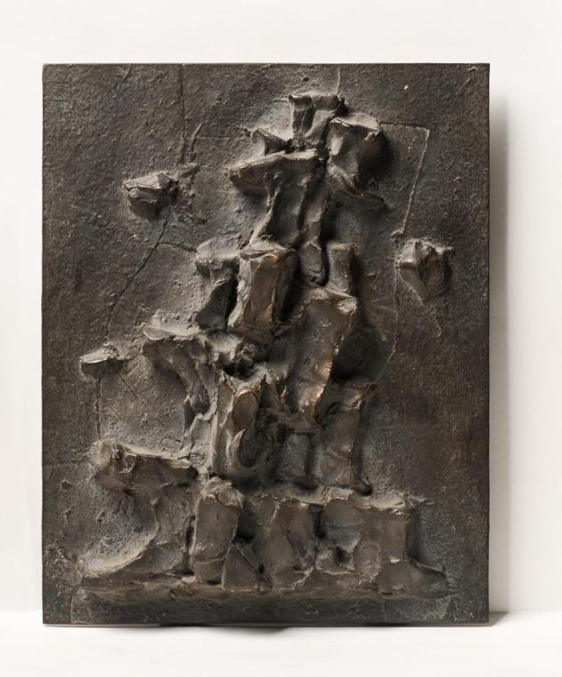 Fritz Wotruba, Relief, 1970, Bronze, 26 × 20,5 × 3,5 cm, Belvedere, Wien, Inv.-Nr. FW 397