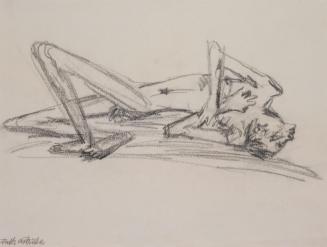 Fritz Wotruba, Schlachtopfer, um 1933, Kohlenstift auf Papier, Blattmaße: 30 × 40 cm, Belvedere ...
