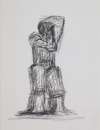 Fritz Wotruba, Figur, 1974, Bleistift auf Papier, Blattmaße: 40 × 29,9 cm, Belvedere, Wien, Inv ...