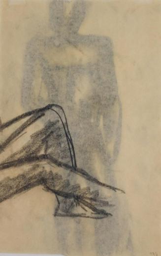 Fritz Wotruba, Beinstudie, 1933–1935, Graphitstift auf Papier, Blattmaße: 38,5 × 25 cm, Belvede ...