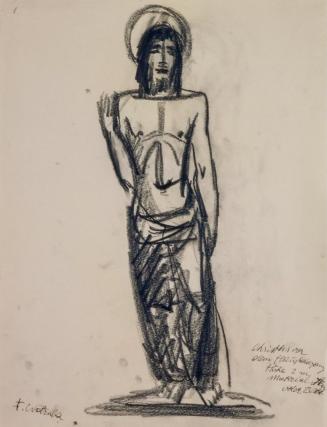 Fritz Wotruba, Christusfigur 
(Enwurf für eine skulpturale  Kirchenausstattung), 1933, Schwarze ...