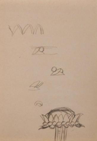Fritz Wotruba, Entwürfe für Schmuck, undatiert, Bleistift auf Papier
, Blattmaße: 20,2 × 14 cm ...