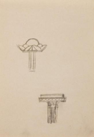 Fritz Wotruba, Entwürfe für Ringe, undatiert, Bleistift auf Papier
, Blattmaße: 20,2 × 14 cm,  ...