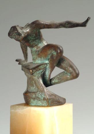 Gustinus Ambrosi, Studie zum Narcissus, um 1920, Bronze, H: 8 cm, Belvedere, Wien, Inv.-Nr. A 1 ...